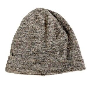 SALE~ Lord & Taylor Cashmere Blend Winter Hat Cap Beanie Gray Multi Metallic OS